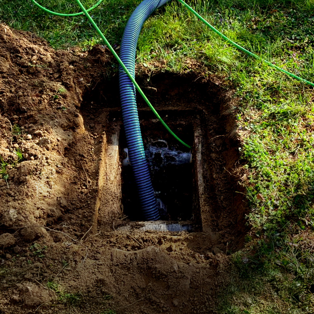 image of septic pumping in winter