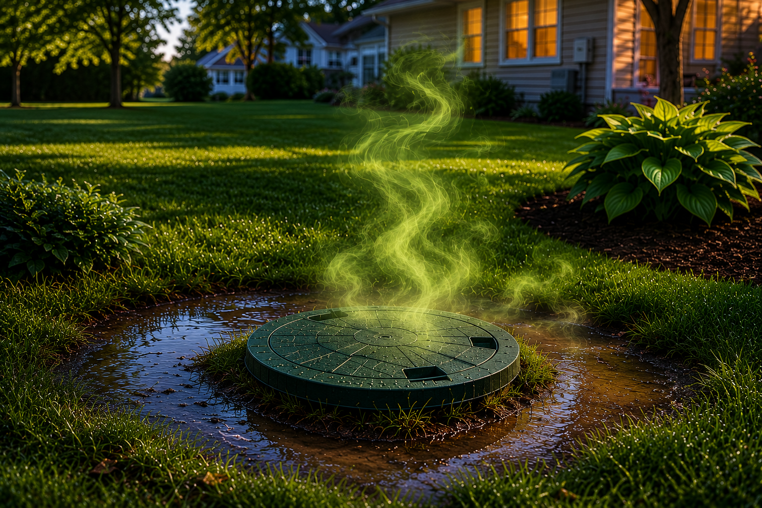 sewer gas smell from septic